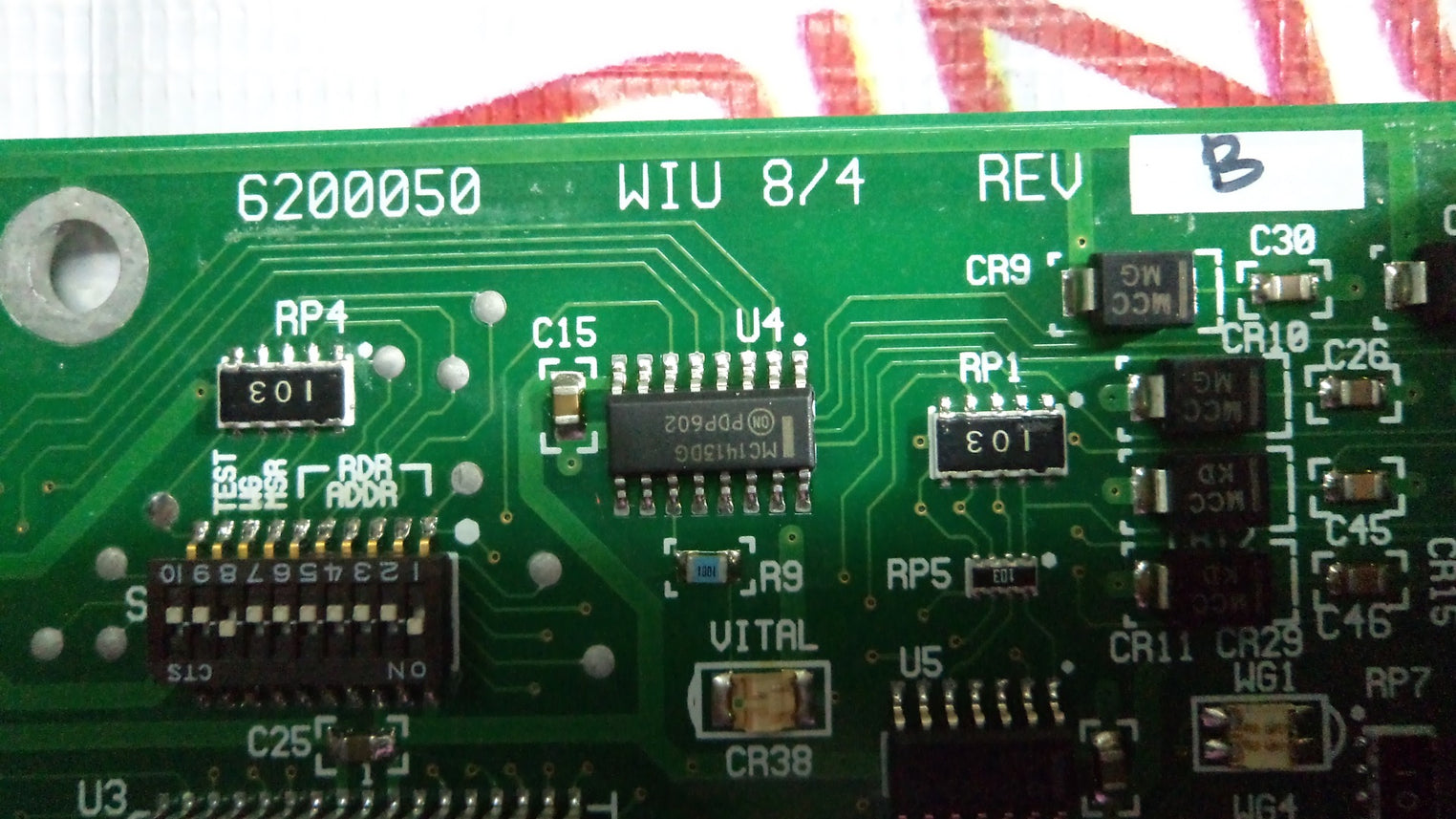 Honeywell wiro 4/8/4 nexwatch nexsentry access control board