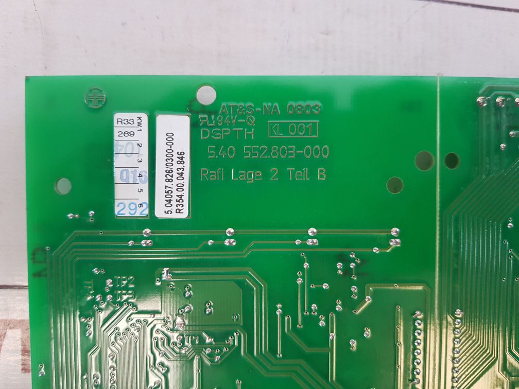 5.40 552.803-000 Pcb Card