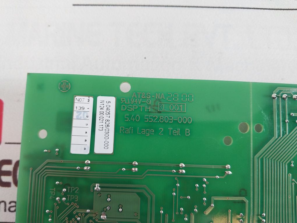 5.40 552.803-000 Pcb Card N124 00 021.173