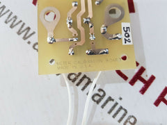 Meter calibration board 68-69027