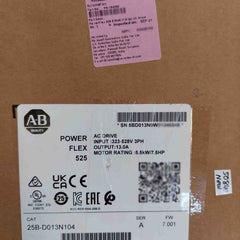 Allen-bradley 25b-d013n104 power flex 525 ac drive sealed pack