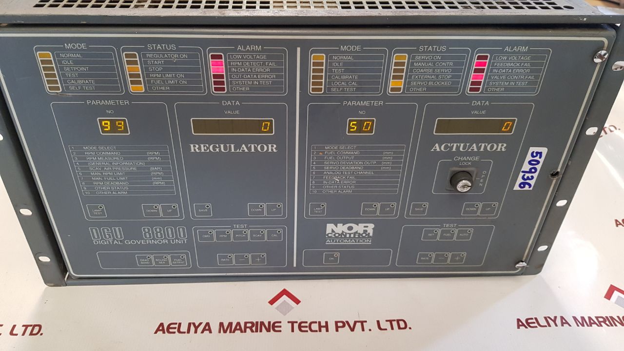 Norcontrol Dgu 8800 Digital Governor Unit 
