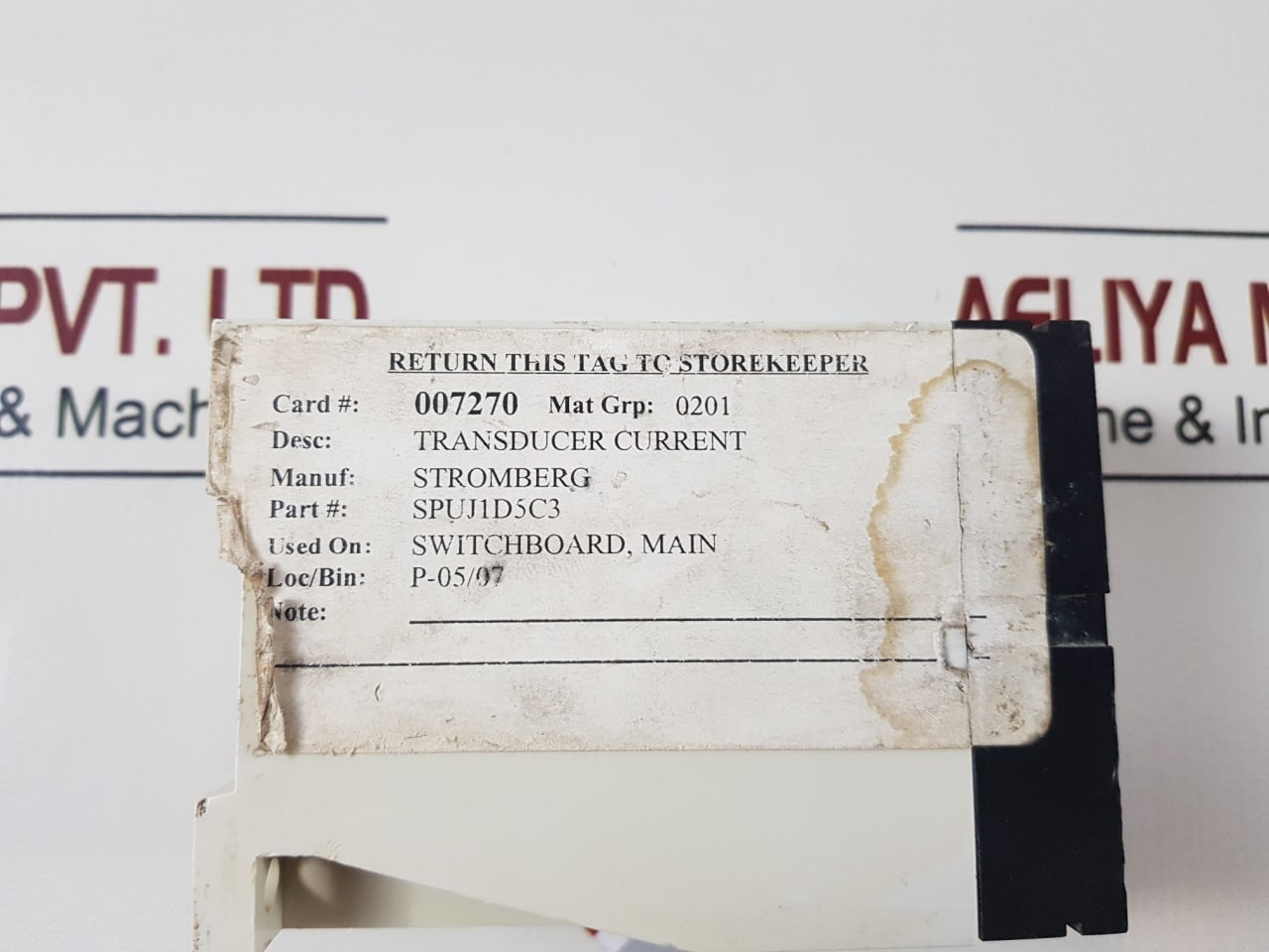 Stromberg Sykp466 Spuj 1D5 C3 Current Transducer