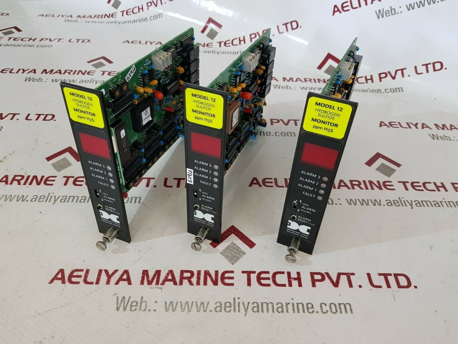 Detcon model 12 hs-12*100 ppm h2s digital controller