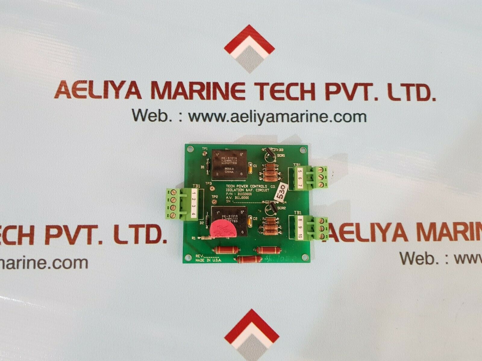 Tech power controls b11g0000 pcb card