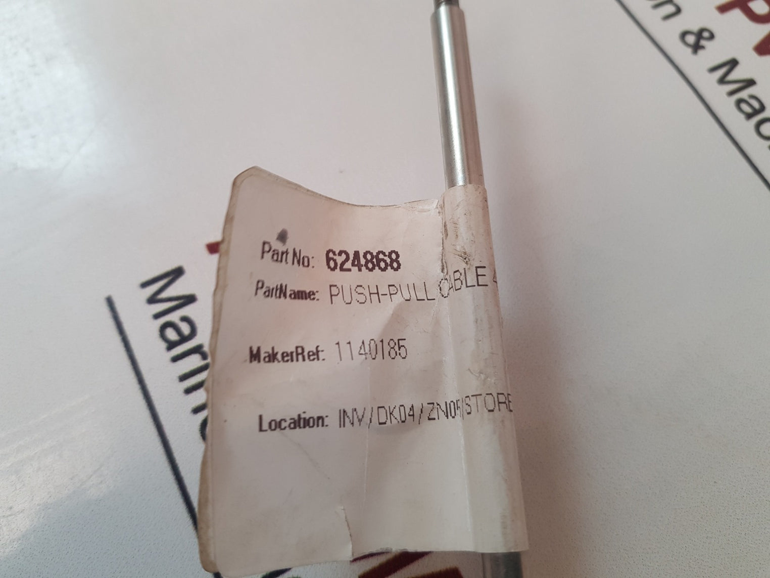 Volvo Penta 1140189 Control Cable 05.50M