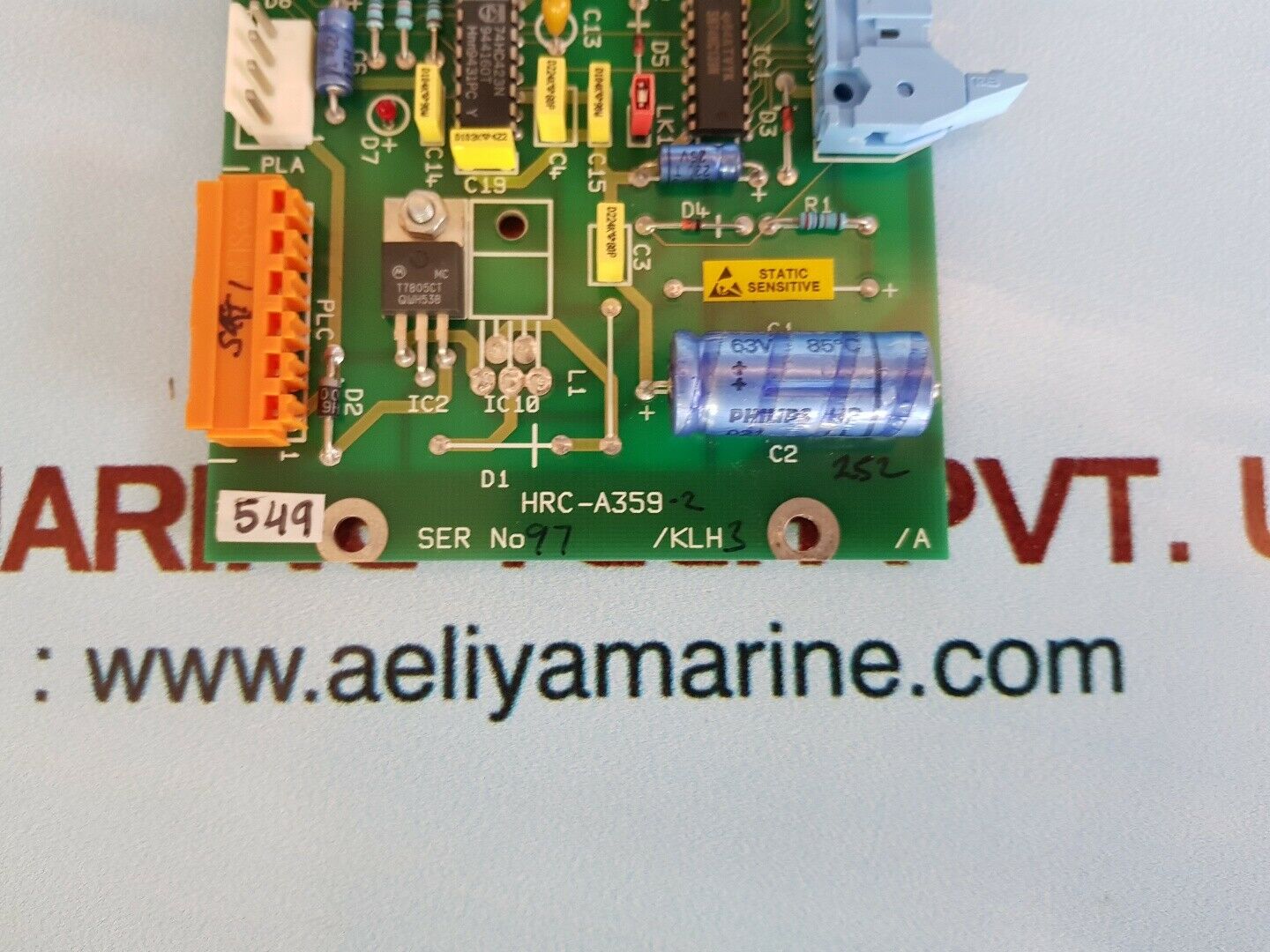 Kelvin hughes hrc-a359-2 remote alarm-pcb