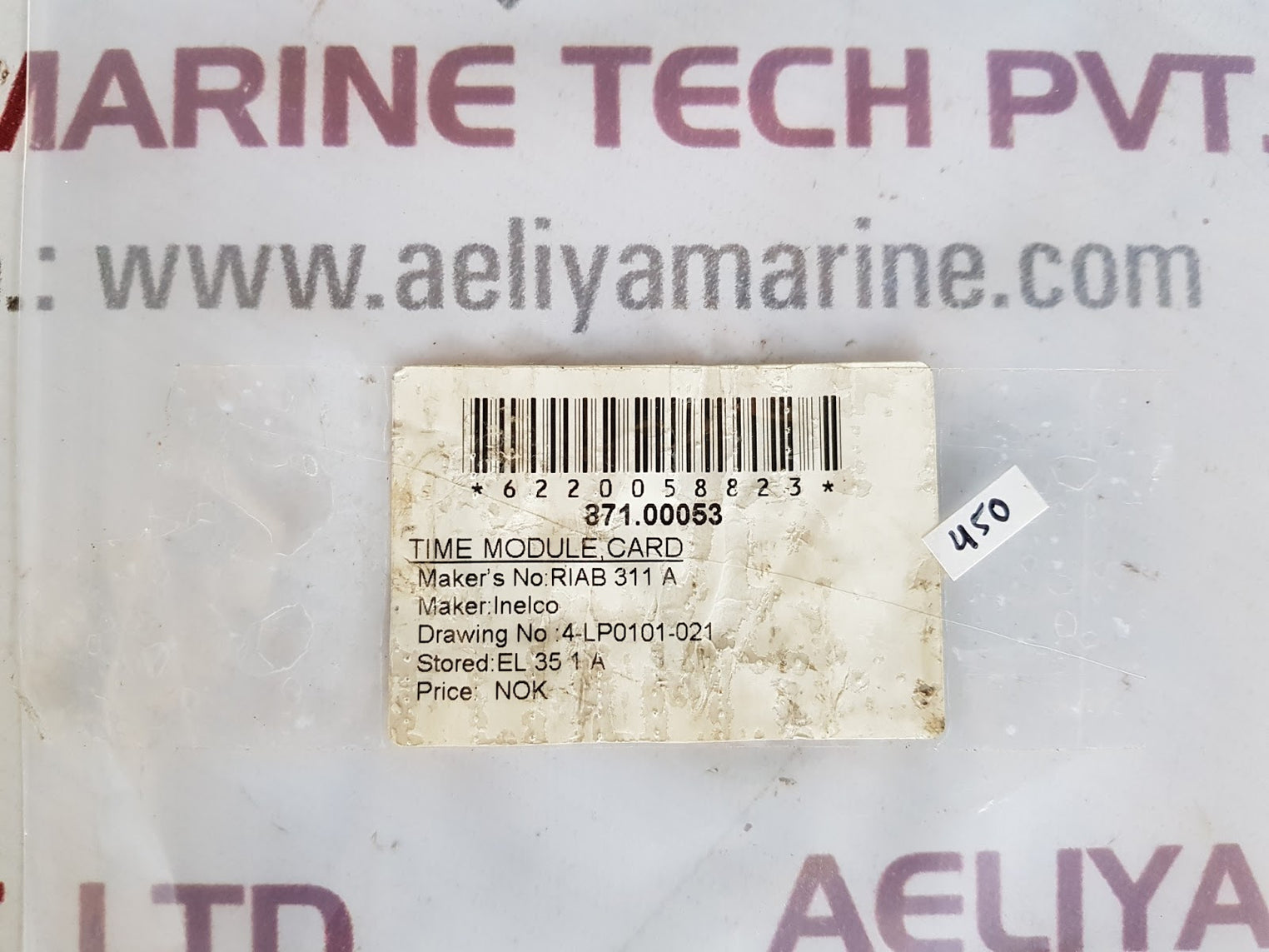 Lnelco riab 311a time module card