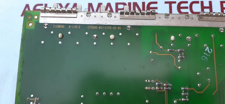 Siemens a-1/0-2 pcb card c73040-a51-c192-02-85