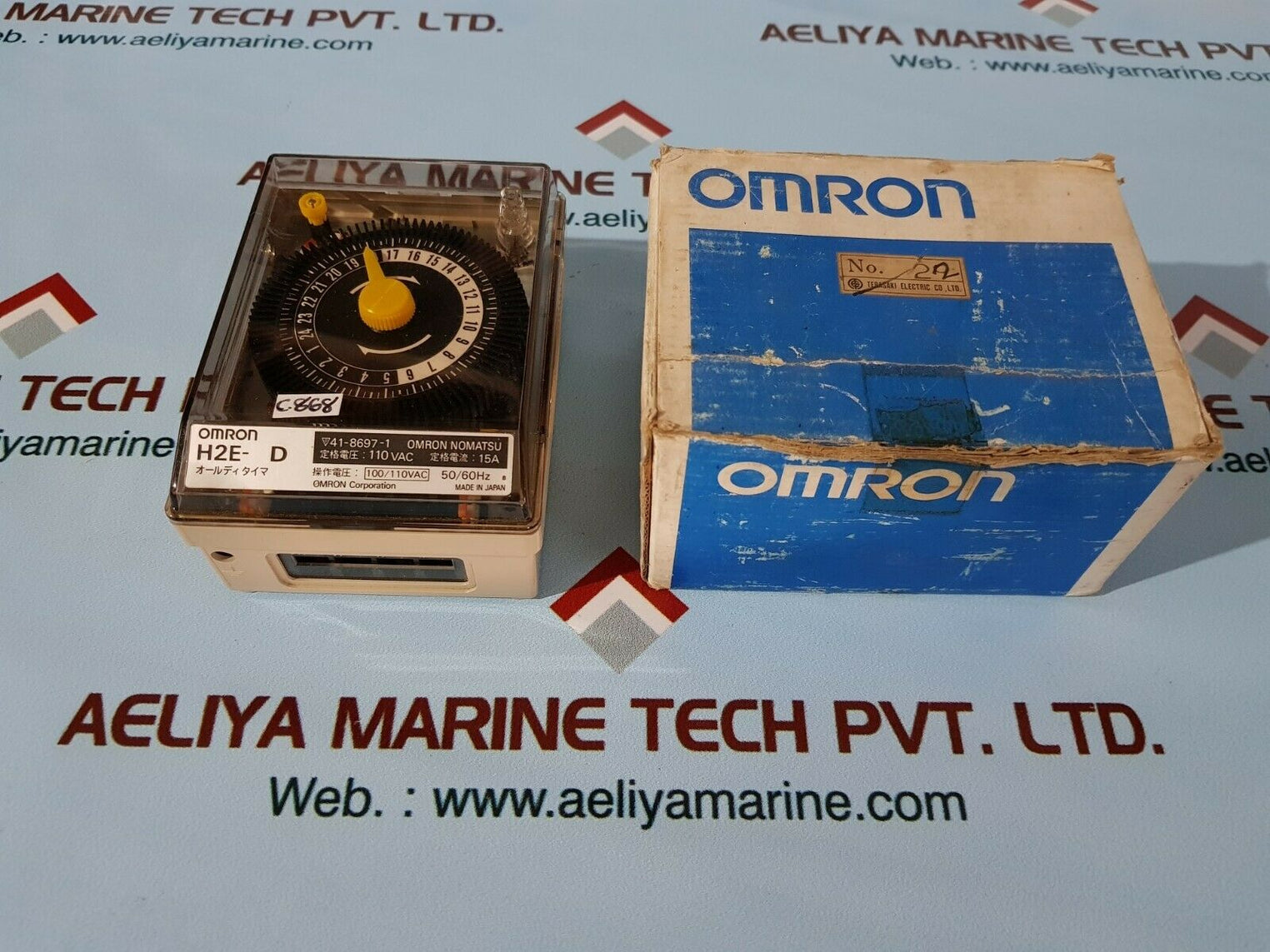 Omron h2e-d timer switch 100/110vac