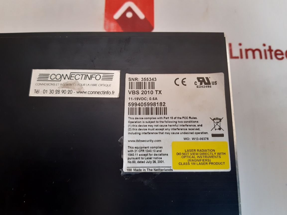 Tkh Security Iq Vbs-2010 Tx Video Receiver