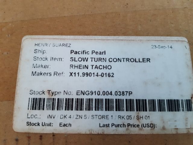 Rheintacho 5802.014 slow turn controller 624157
