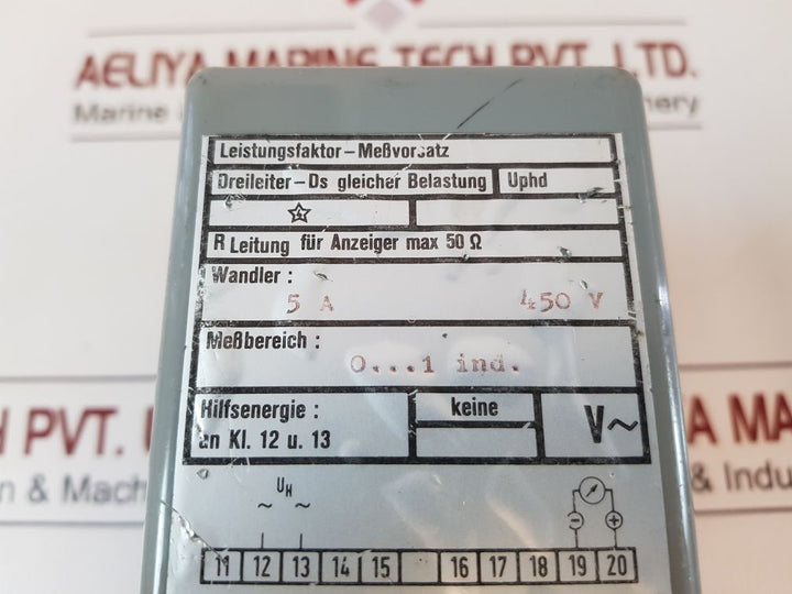 5A 450V 0…1 Ind.
