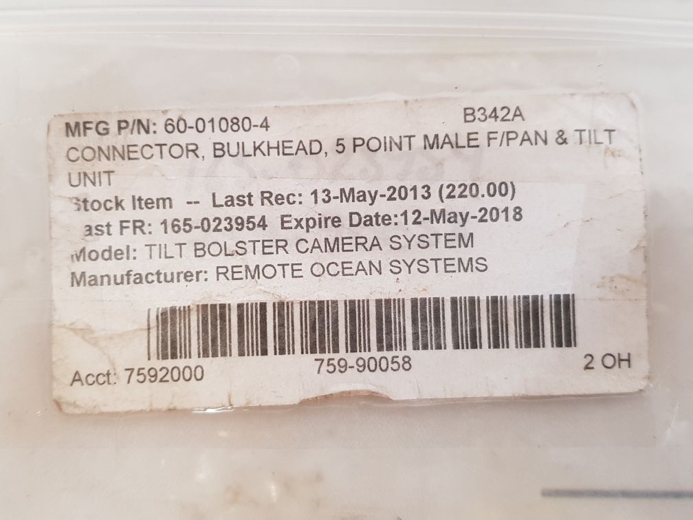 Remote Ocean 60-01080-4 Connector 5 Point Male