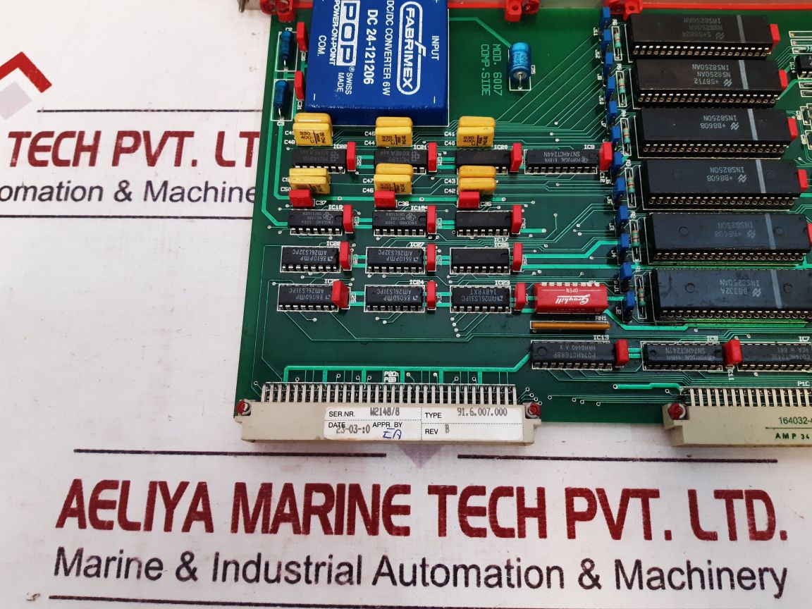 Carlo Gavazzi 91.6.007.000 Pcb Card