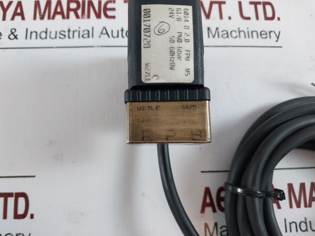 Burkert 6014 D 2,0 Fpm Ms Solenoid Valve 24V 50-60Hz 8W