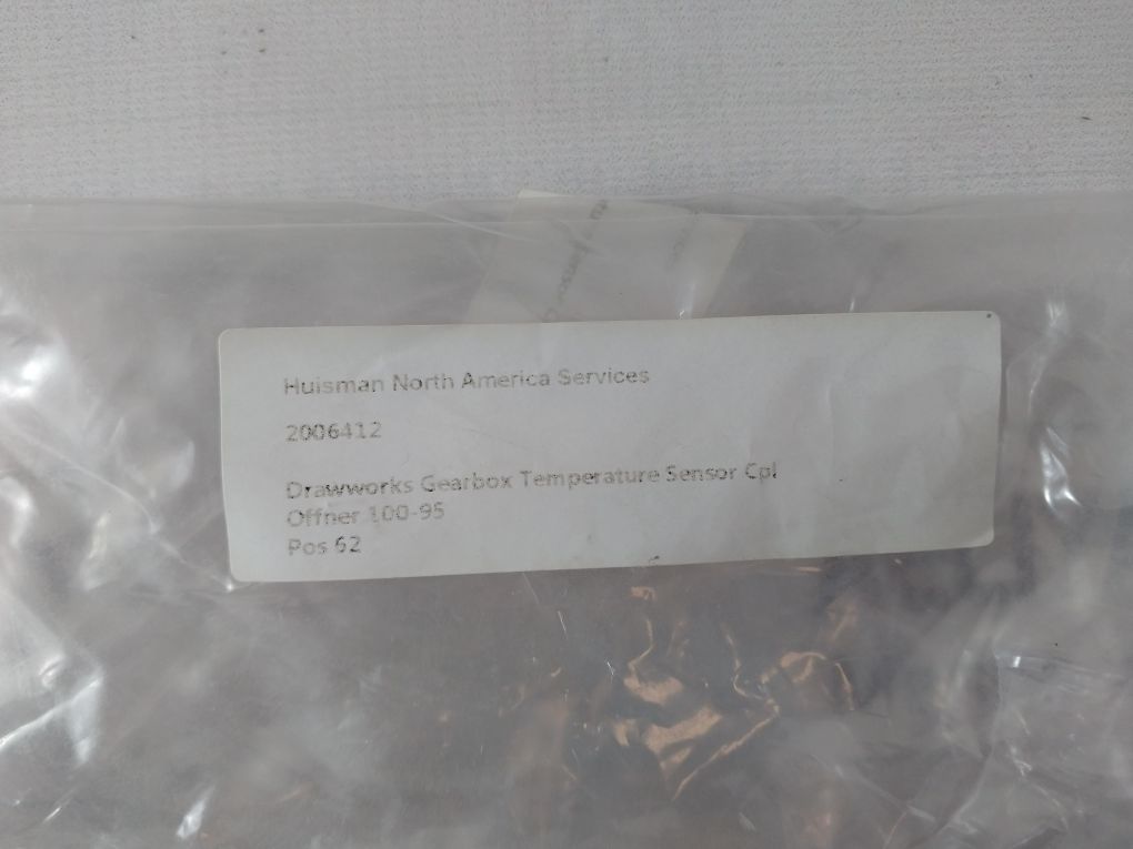 Huisman Equipment 60515100085 Tho 100/95 Temperature Gearbox Draw Works Sensor