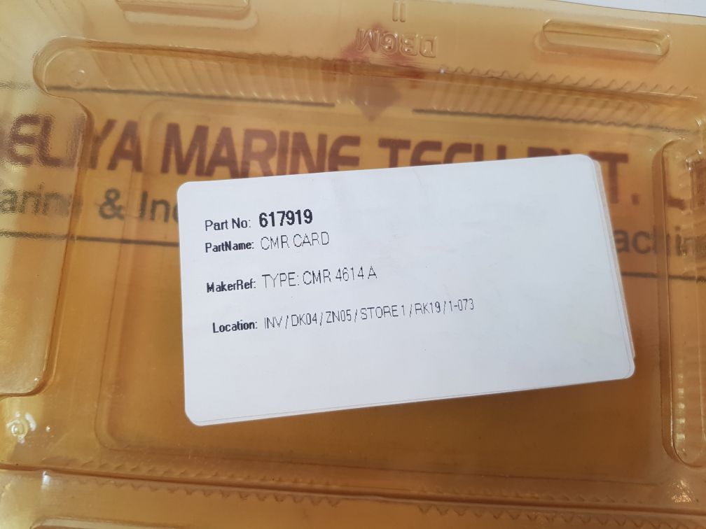 617919 Cmr Card