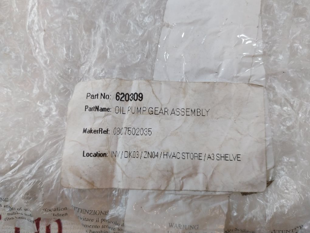 620309 Oil Pump Gear Assembly Set