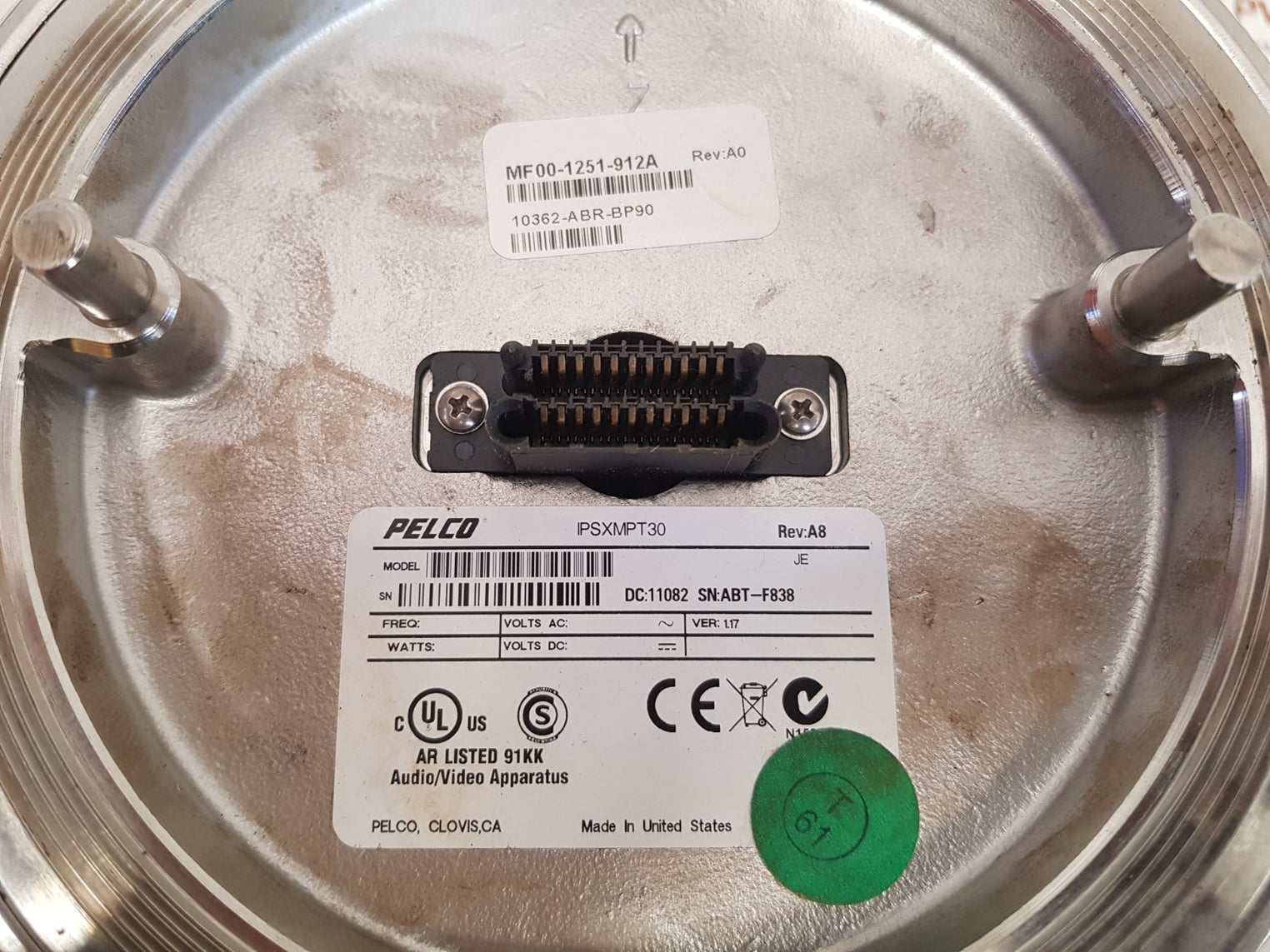 Pelco ipsxmpt30 exsite camera ver:1.17