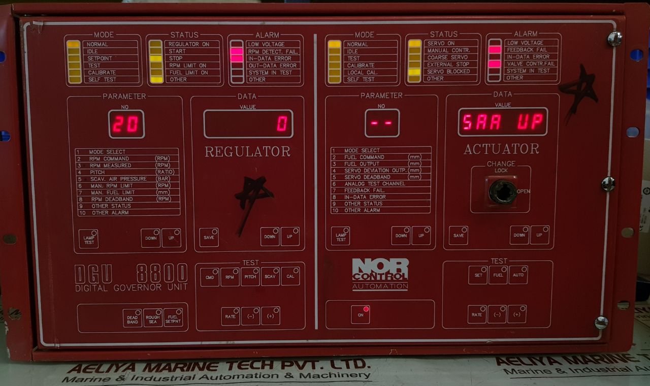 Norcontrol Dgu 8800 Digital Governor Unit