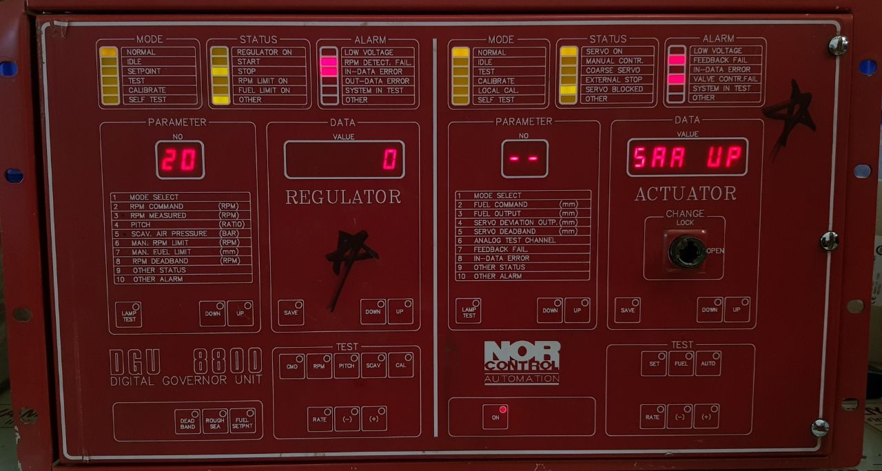 Norcontrol Dgu 8800 Digital Governor Unit