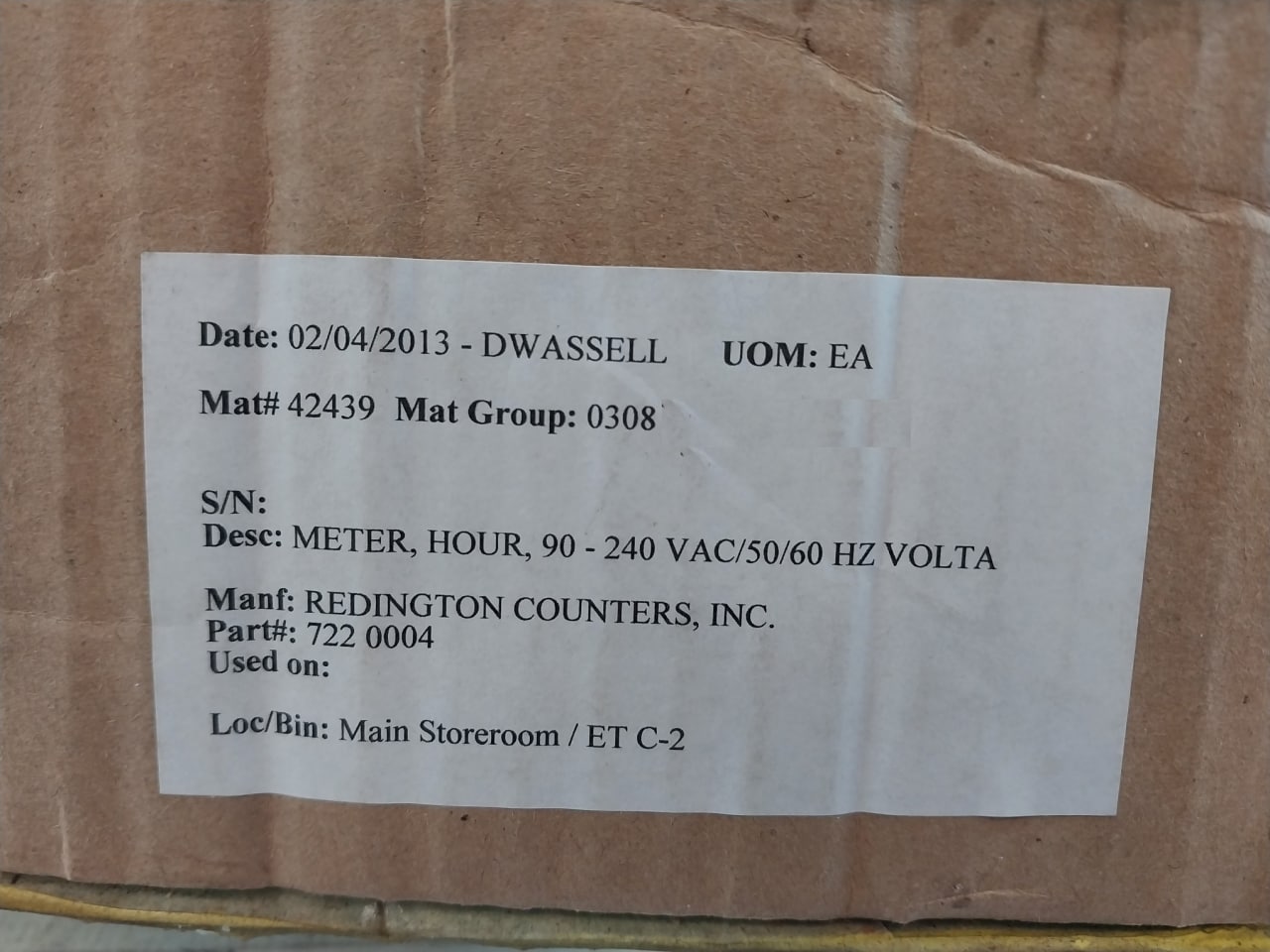 Redington 722-0004 Hour Meter