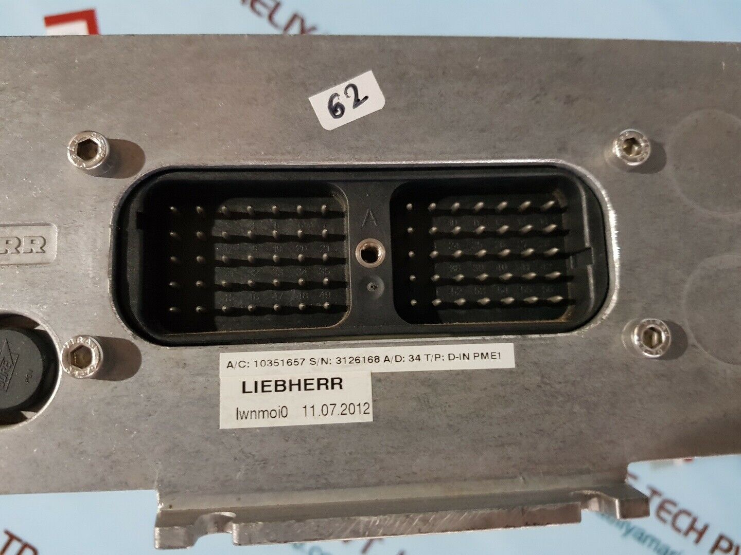 Liebherr can modul de deck crane spare 10351657