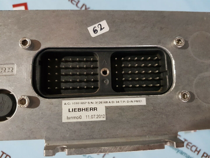Liebherr can modul de deck crane spare 10351657