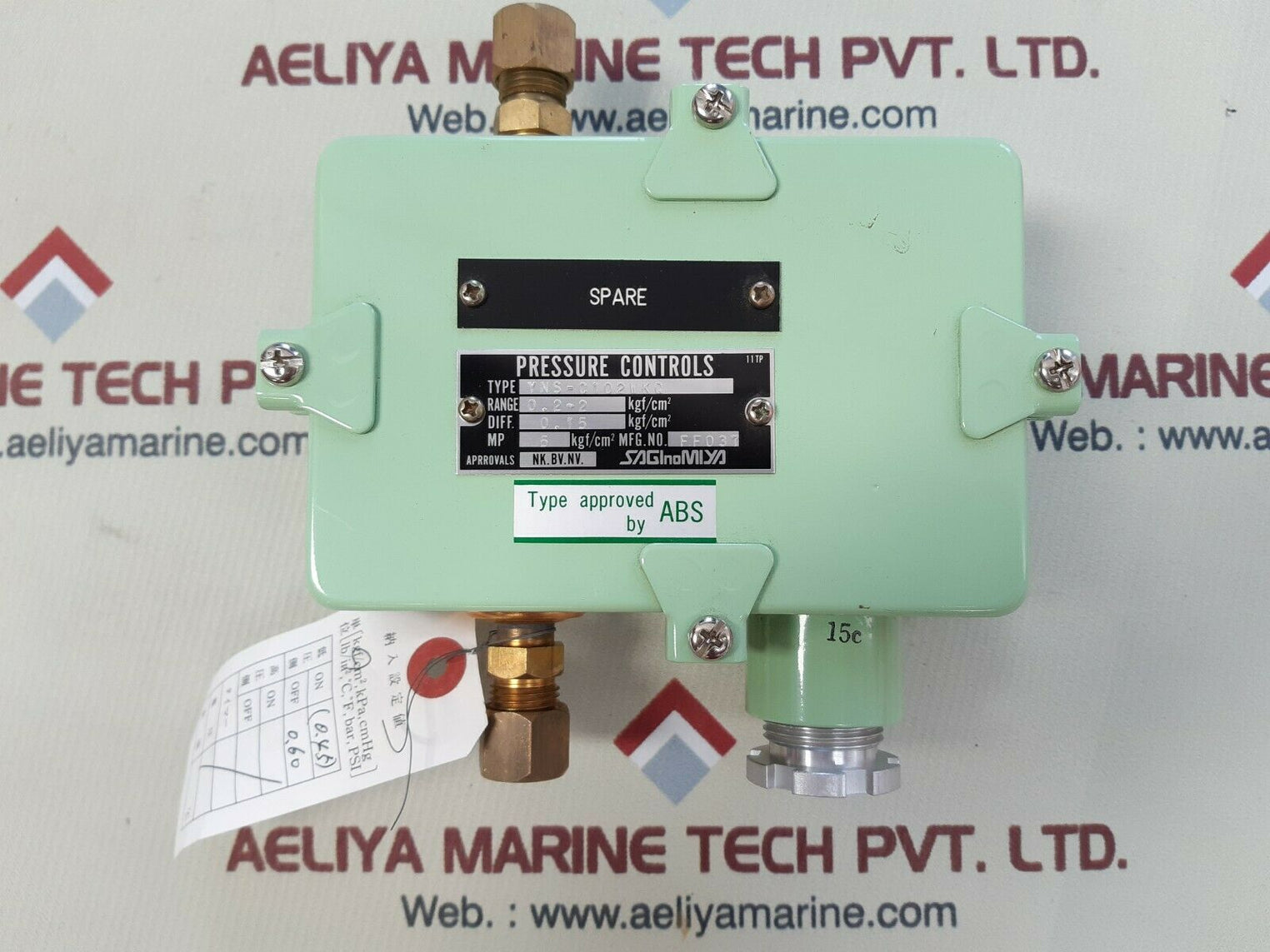 Saginomiya yns-c102wkq pressure controls ff037