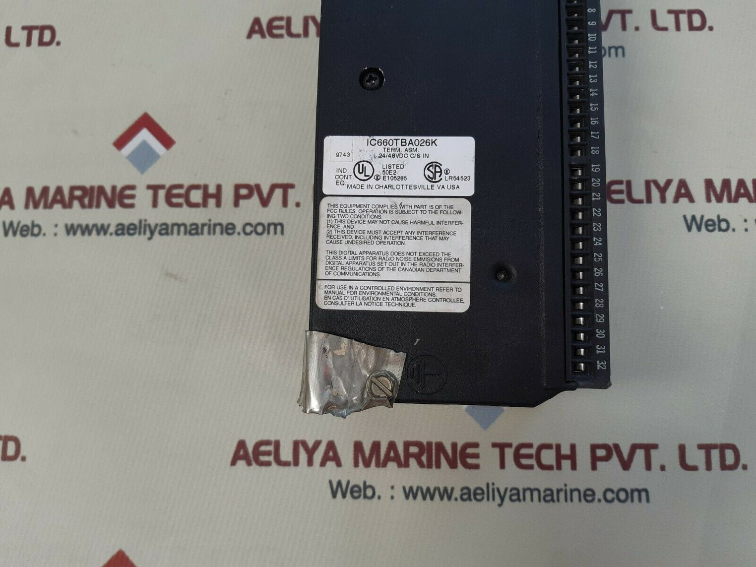 Ge fanuc genius ic660bba026 ic660eba026k analog input block