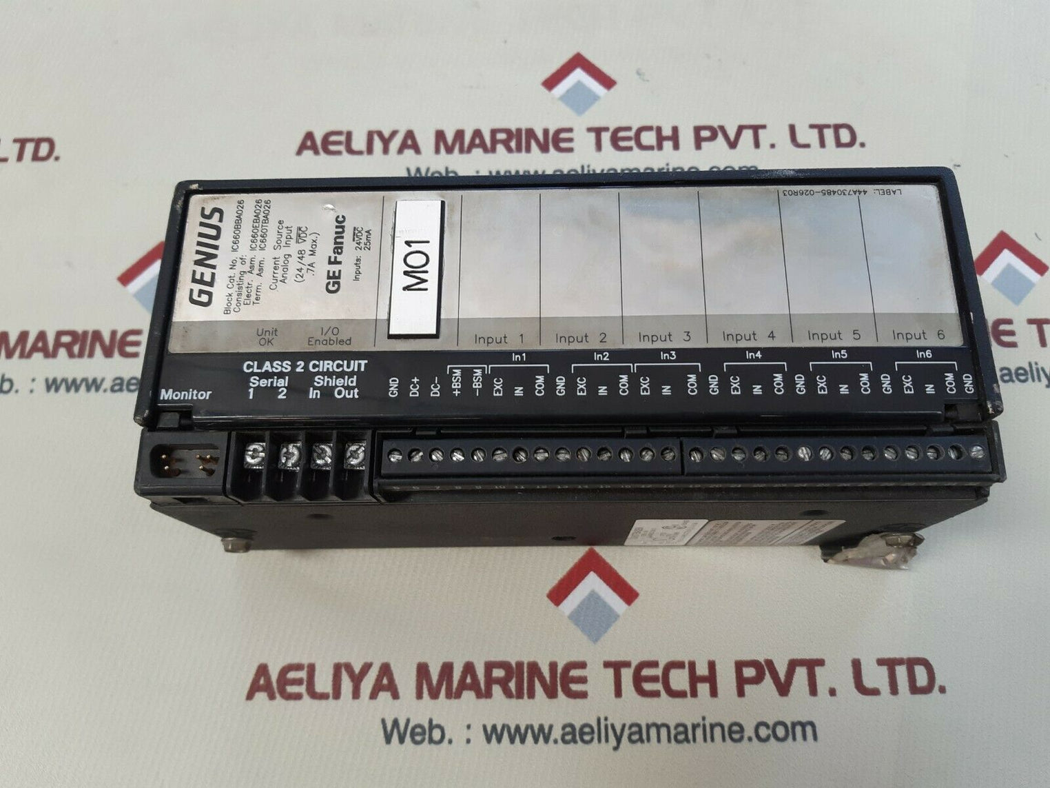 Ge fanuc genius ic660bba026 ic660eba026k analog input block