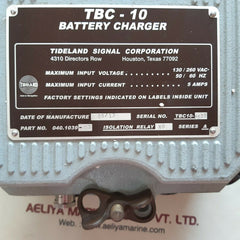 Tideland signal tbc-10 battery charger 040.1039-03 ser.A