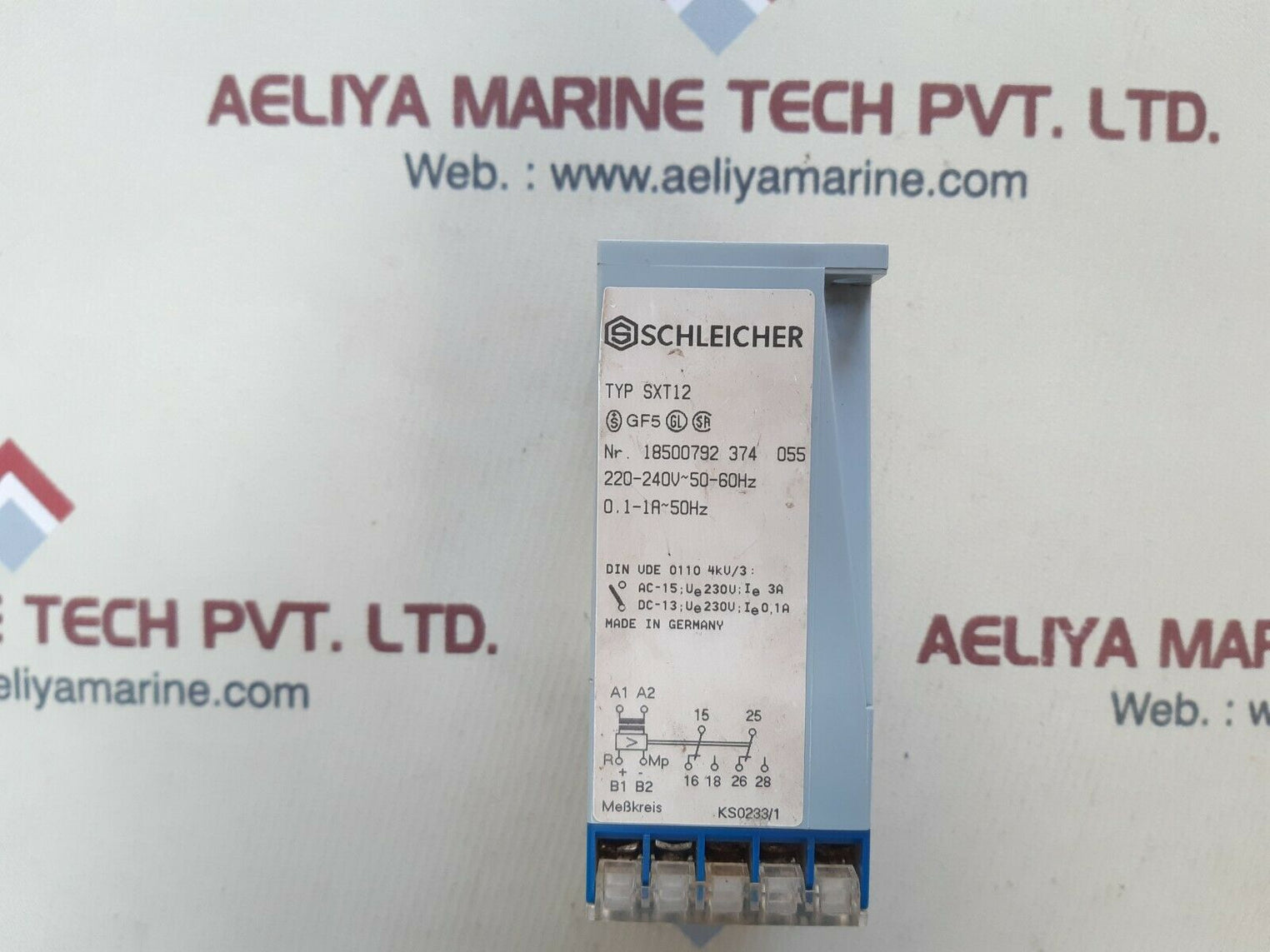 Schleicher sxt12 time relay 220-240v~50-60hz