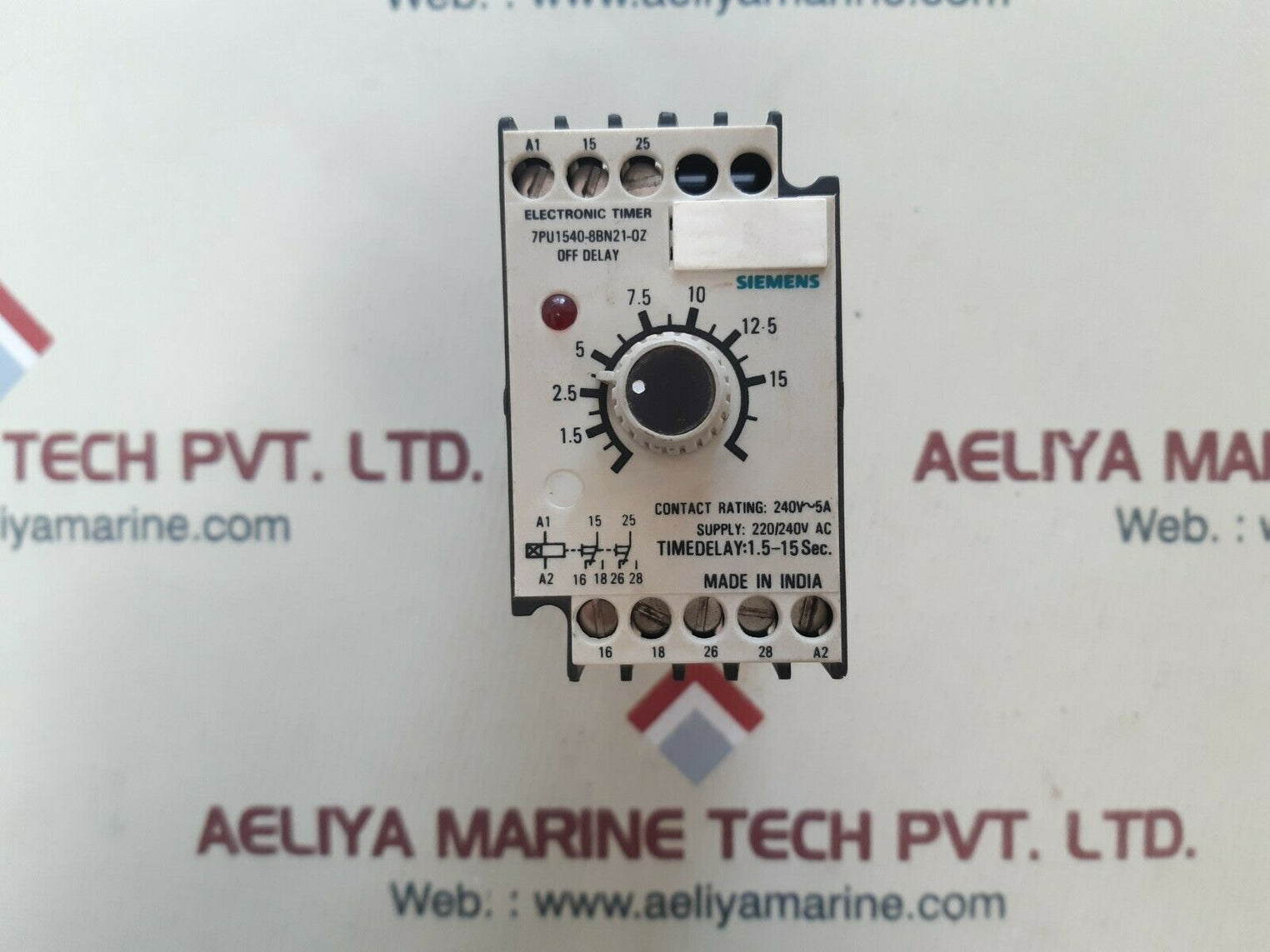 Siemens 7pu1540-8bn21-0z electronic timer