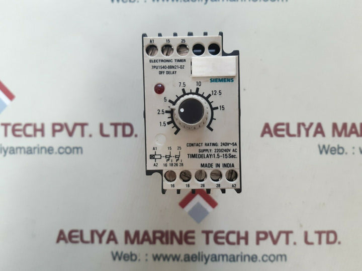 Siemens 7pu1540-8bn21-0z electronic timer