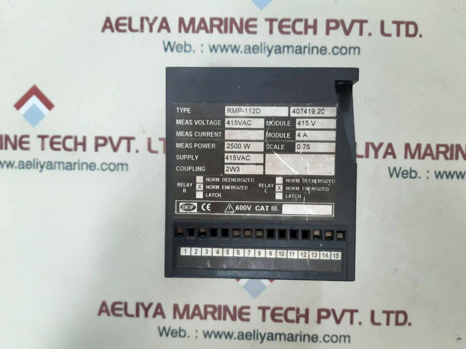Deif rmp-112d power relay 4a