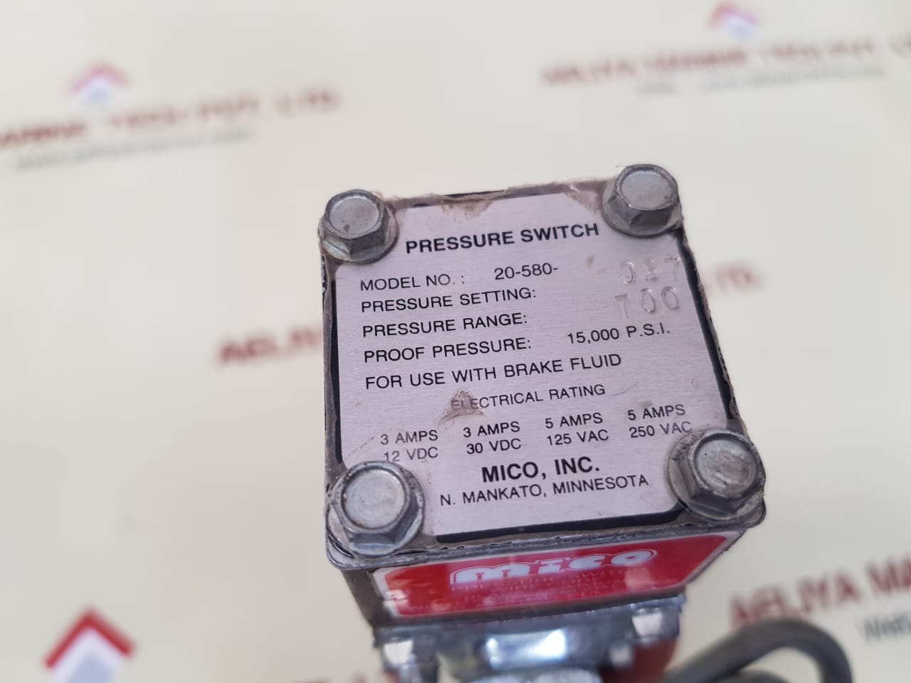 Mico 20-580-037 pressure switch