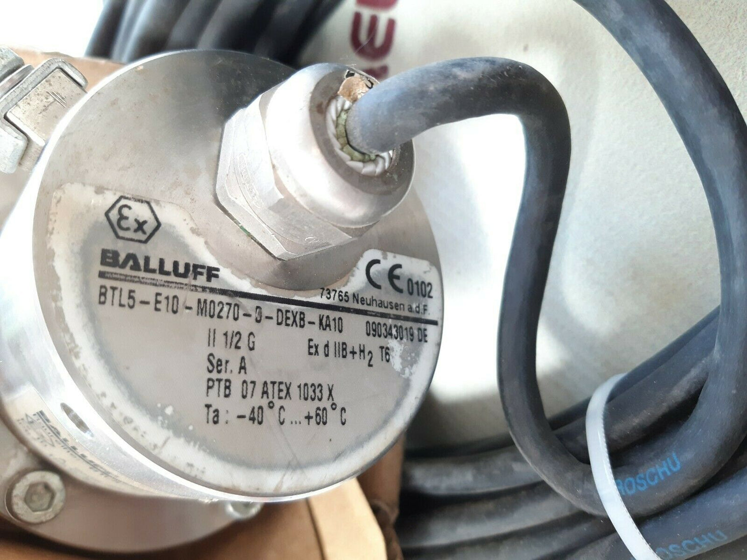 Balluff btl5-e10-m0270-d-dexb-ka10 sensor