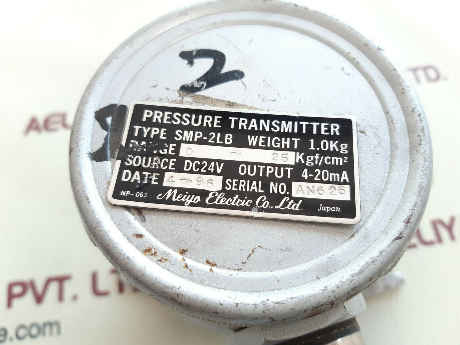 Meiyo electric smp-2lb pressure transmitter 0-25 kgf/cm²