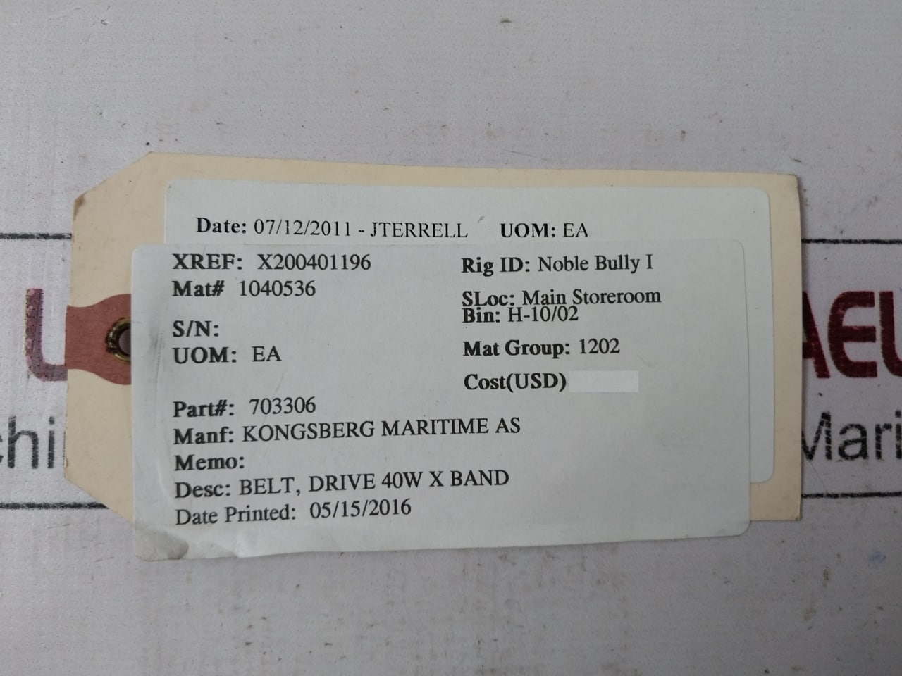 Gates 5Mr 500 Powergrip Belt