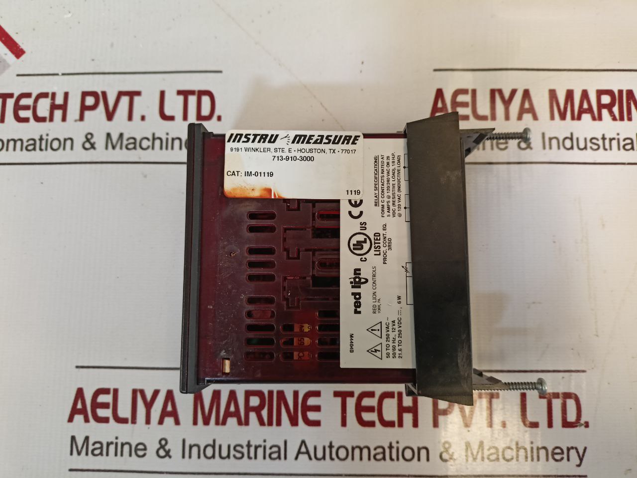 Red Lion Im-01119 Panel Meter 50 To 250 Vac~