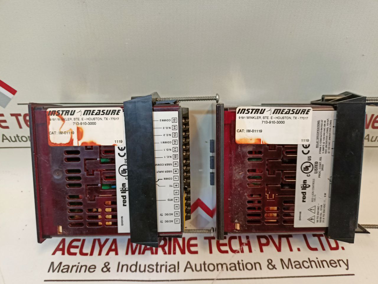 Red Lion Im-01119 Panel Meter 50 To 250 Vac~