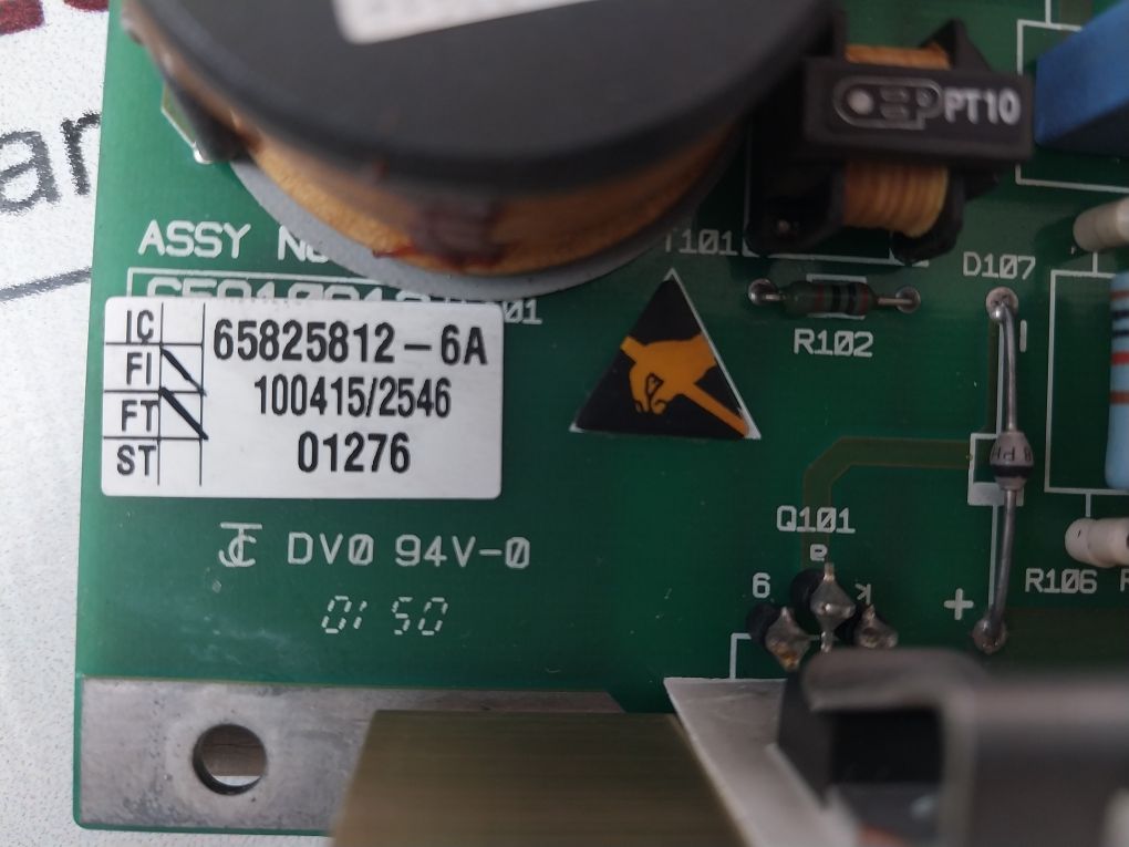 65801816-1 Modulator Pcb With Eht Board 65825812-6A