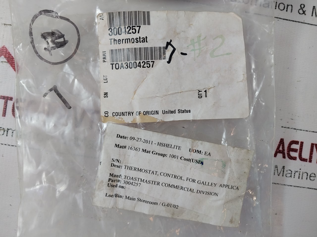 Invensys S-376-48 Thermostat