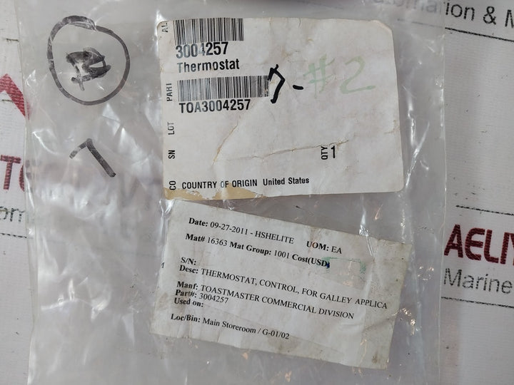 Invensys S-376-48 Thermostat