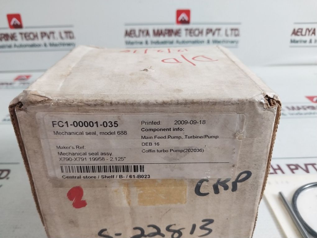 Mechanical Seal 688 Hardened 416Ss Set Screws