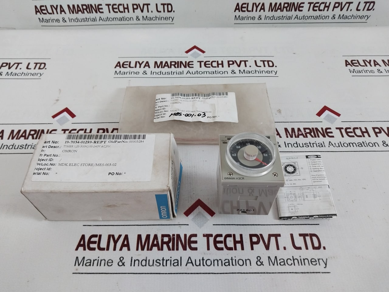 Omron H3Cr-a8 Mode: A Timer 0-1.2 Min 