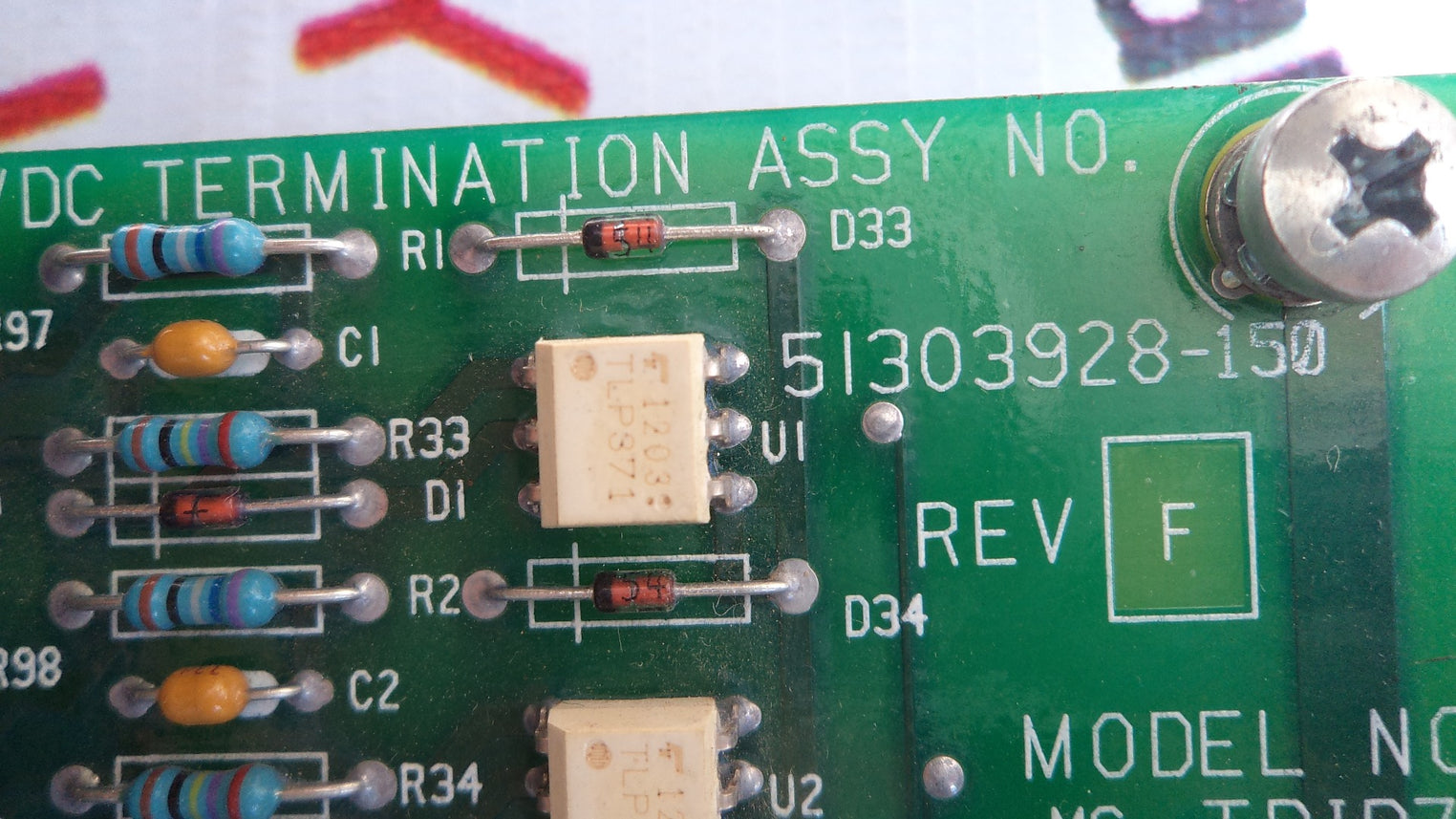 Honeywell mc-tdid72 pcb digital input terminal assembly