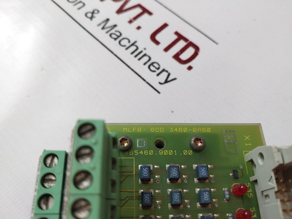 Siemens 6Dd3460-0Ab0 465460.9001.00 Termination Module